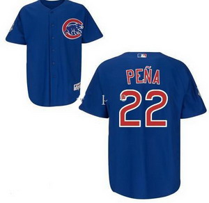 Chicago Cubs 22 Carlos Pena blue baseball Jerseys