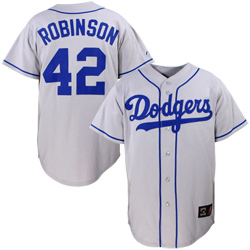 Los Angeles Dodgers Robinson 42 white jersey
