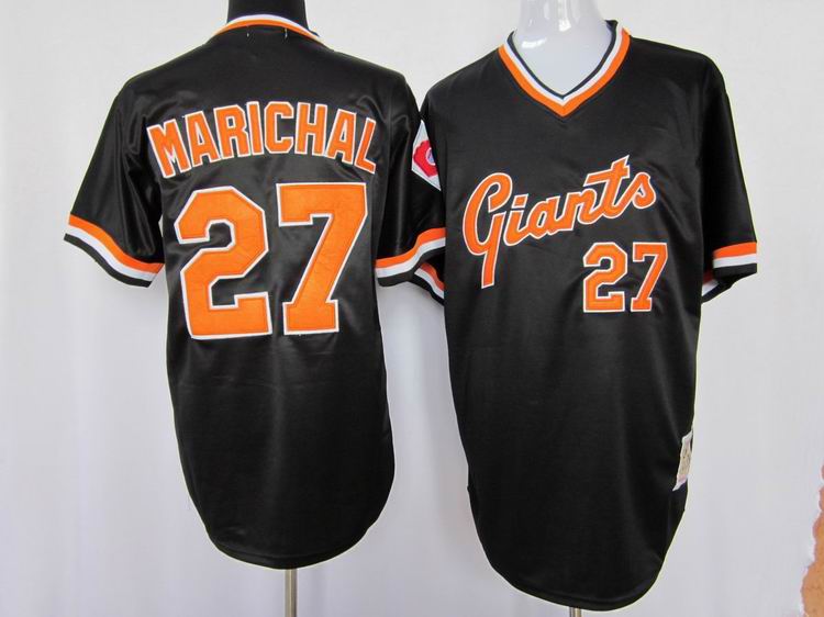San Francisco Giants #27 Marichal black