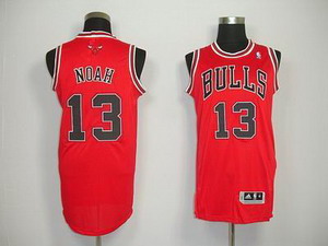 Chicago Bulls 13 Joakim Noah New Revolution 30 RED Road Jersey