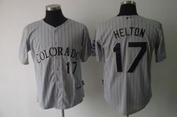 mlb chicago cubs 17# Garza Grey jerseys