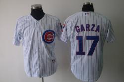MLB Chicago Cubs 17# Garza White Jerseys