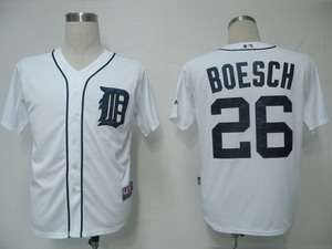 MLB Jerseys Detroit Tigers 26 Boesch White