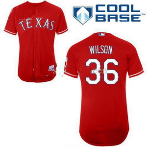 Texas Rangers 36 C J Red Cool Base 2011 Baseball Jersey