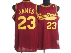 NBA Cleveland Cavaliers #23 James dark Red Jerseys