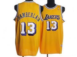 NBA Cleveland Cavaliers #13 Chamberlain Yellow Jerseys