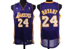 NBA L.A Lakers #24 Bryant Purple Jerseys swingman NBA L.A Lakers #24 Bryant Purple Jerseys swingman