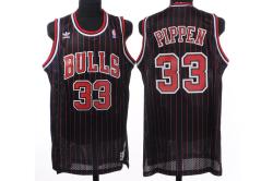 NBA Chicago Bulls #33 Pippen Black Jerseys swingman NBA Chicago Bulls #33 Pippen Black Jerseys swingman