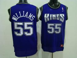 NBA Sacramento Kings #55 Willams Purple jerseys swingman NBA Sacramento Kings #55 Willams Purple jerseys swingman