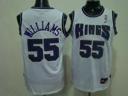 NBA Sacramento Kings #55 Willams White jerseys swingman NBA Sacramento Kings #55 Willams White jerseys swingman