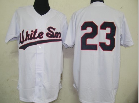 MLB Chicago White Sox 23# Ventura White Jerseys M&N