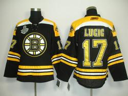 NHL Hockey Boston Bruins #17 Lugig Stanley Cup Finals Yellow jerseys