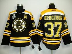 NHL Hockey Boston Bruins #37 Bergeron Stanley Cup Finals Yellow jerseys