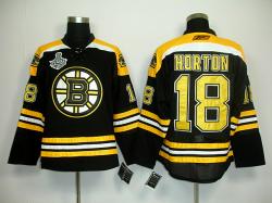 NHL Hockey Boston Bruins #18 Horton Stanley Cup Finals Yellow jerseys
