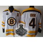 nhl boston bruins #4 orr white[2011 stanley cup]