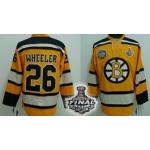 nhl boston bruins #26 wheeler yellow[2011 stanley cup]