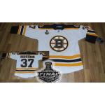 nhl boston bruins #37 bergeron white[2011 stanley cup]