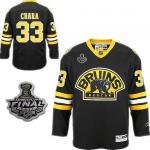 nhl boston bruins #33 chara black 3rd [2011 stanley cup]