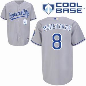 Kansas City Royals 8 MOUSTAKAS GAEY COOL BASE JERSEY
