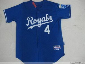 Kansas City Royals 4 GORDON DK.BLUE JERSEY
