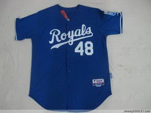 Kansas City Royals 48 SORIA DK BLUE JERSEY