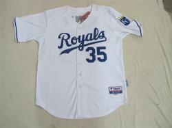 MLB Kansas City Royals #35 Hosmer White Jerseys