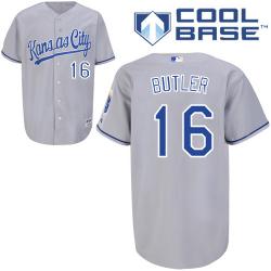 MLB Kansas City Royals 16# Butler Grey jerseys