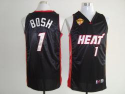 NBA Miami Heat #1 Chris Bosh Black finals kid jerseys NBA Miami Heat #1 Chris Bosh Black finals kid jerseys