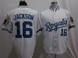 MLB Kansas city royals #16 jackson white mitchell&ness jerseys