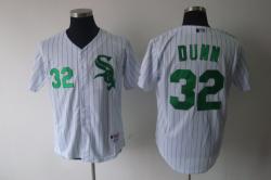 MLB Chicago White Sox 32# Dunn white jerseys