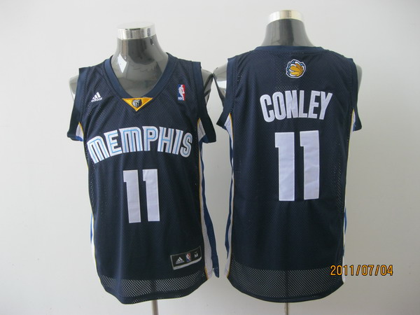 memphis grizzlies #11 conleyl blue[2011 swingman revolution 30]
