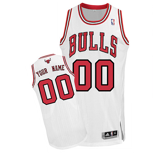 Bulls Personalized Authentic White Jersey (S-3XL) Bulls Personalized Authentic White Jersey (S-3XL)