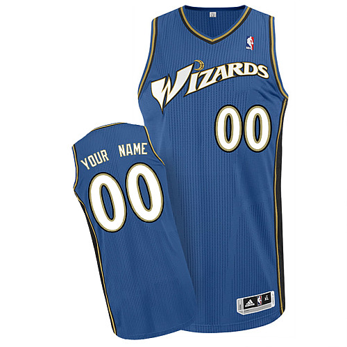 Wizards Personalized Authentic Blue Jersey (S-3XL) Wizards Personalized Authentic Blue Jersey (S-3XL)