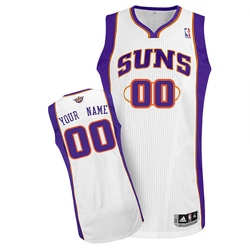 Suns Personalized Authentic White Jersey (S-3XL) Suns Personalized Authentic White Jersey (S-3XL)