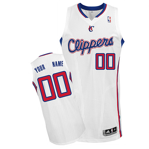 Clippers Personalized Authentic White Jersey (S-3XL) Clippers Personalized Authentic White Jersey (S-3XL)