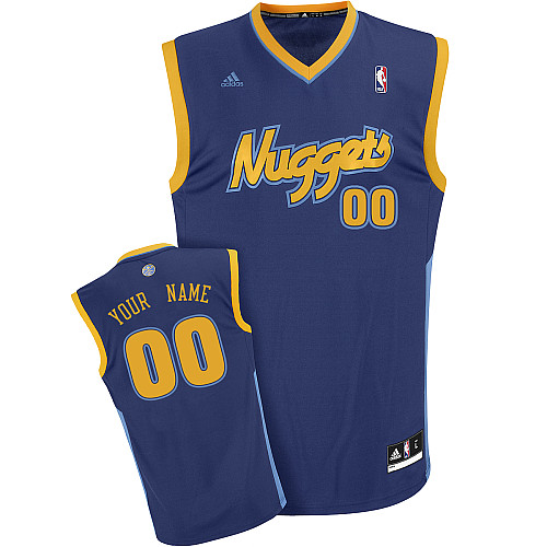 Nuggets Personalized Authentic Dark Blue Jersey (S-3XL) Nuggets Personalized Authentic Dark Blue Jersey (S-3XL)