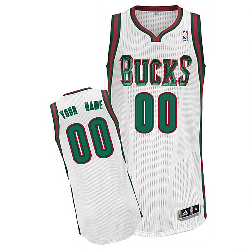 Bucks Personalized Authentic White Jersey (S-3XL) Bucks Personalized Authentic White Jersey (S-3XL)