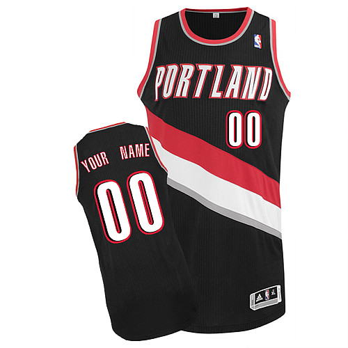 Trail Blazers Personalized Authentic Black Jersey (S-3XL) Trail Blazers Personalized Authentic Black Jersey (S-3XL)