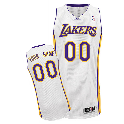 Lakers Personalized Authentic White Jersey (S-3XL) Lakers Personalized Authentic White Jersey (S-3XL)