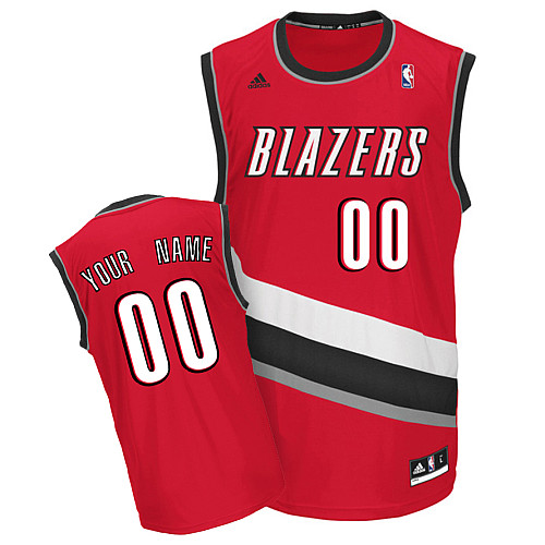 Trail Blazers Personalized Authentic Red Jersey (S-3XL) Trail Blazers Personalized Authentic Red Jersey (S-3XL)