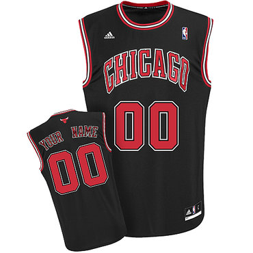 Bulls Personalized Authentic Black Jersey (S-3XL) Bulls Personalized Authentic Black Jersey (S-3XL)