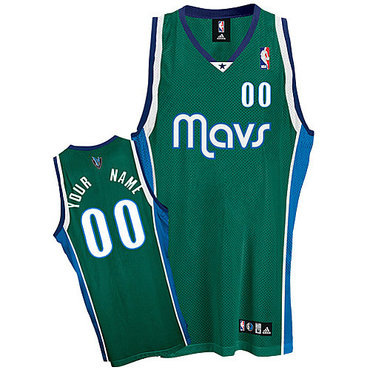 Mavericks Personalized Authentic Green Jersey (S-3XL) Mavericks Personalized Authentic Green Jersey (S-3XL)