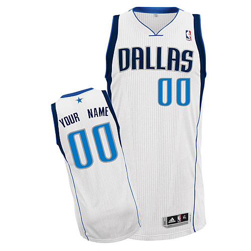Mavericks Personalized Authentic White Jersey (S-3XL) Mavericks Personalized Authentic White Jersey (S-3XL)