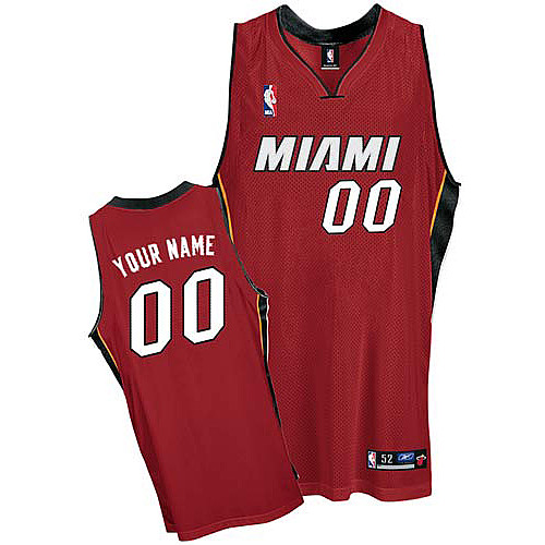Heats Personalized Authentic Red Jersey (S-3XL) Heats Personalized Authentic Red Jersey (S-3XL)