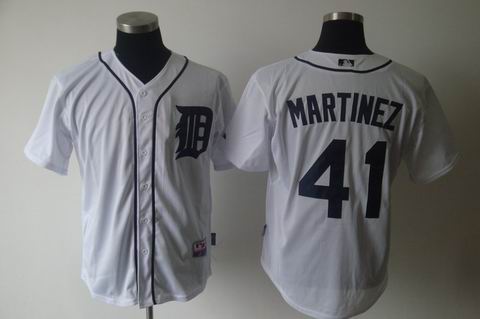 mlb jerseys detroit tigers 41 martinez white