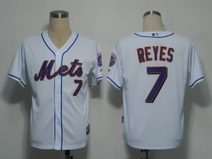 New York Mets 7 Reyes White Cool Base Jerseys