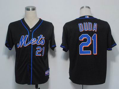 New York Mets 21 Duda Black Cool Base
