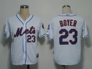 New York Mets 23 Boyer White Cool Base Jerseys