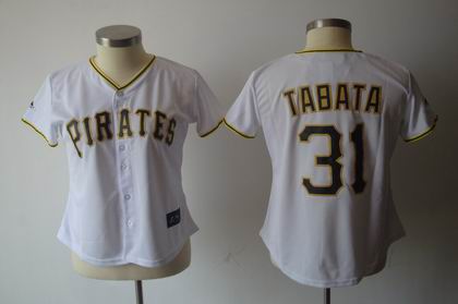 Pittsburgh Pirates 31 tabata white jersey