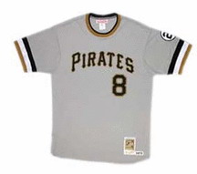Pittsburgh Pirates 8 Stargel MN grey Jerseys